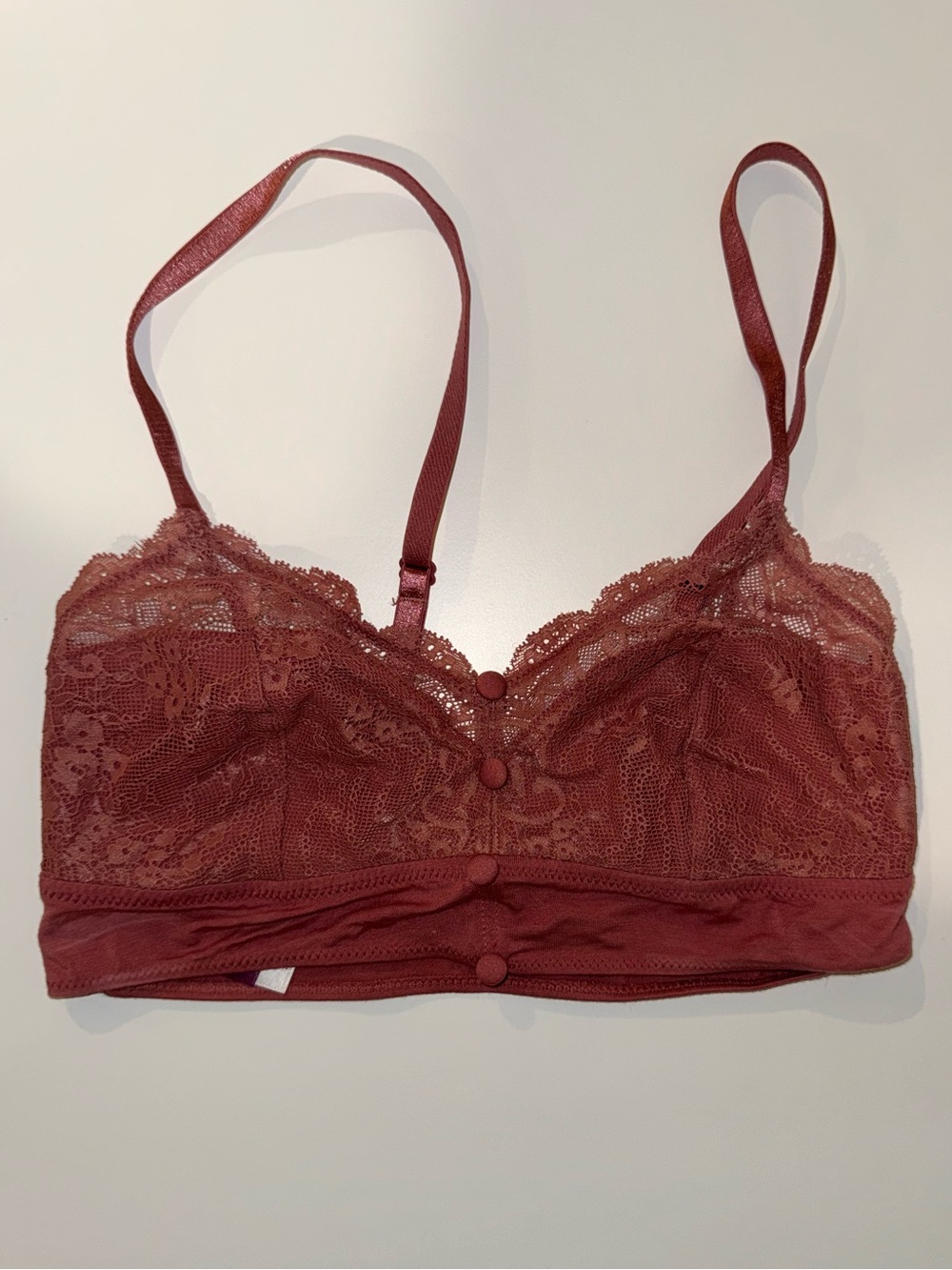 Adore Me Lace Bralette - Dark Pink